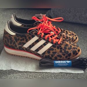 NEW Adidas Women's Leopard Sneakers SL 72 OG